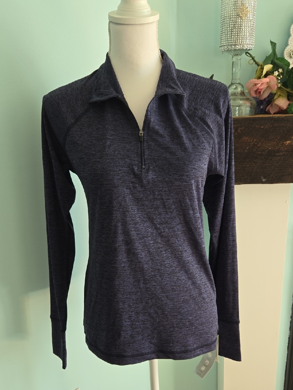 NWT Ideology Quarter Zip Top S